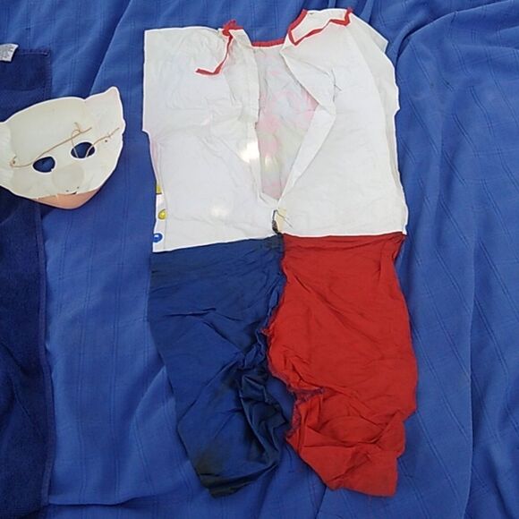 Antique Bozo the Clown Kids Costume Set - Small Multicolor - Picture 7 of 9